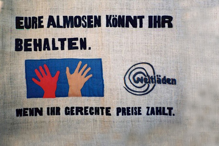 Spruch "Eure Almosen könnt Ihr behalten ..."