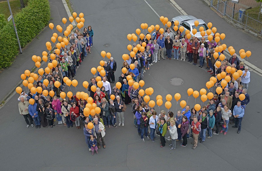 Viele Menschen stellen die Zahl 40 nach